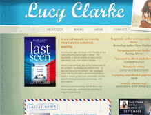 Tablet Screenshot of lucy-clarke.com